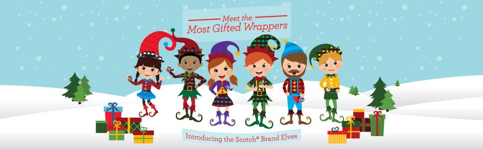 Meet the Most Gifted Wrappers, Introducing the Scotch Brand Elves