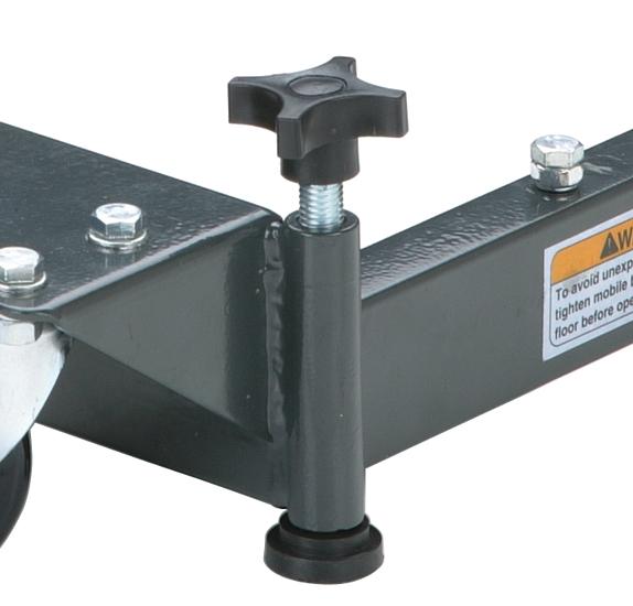 Shop Fox D2057A Adjustable Mobile Base, Small