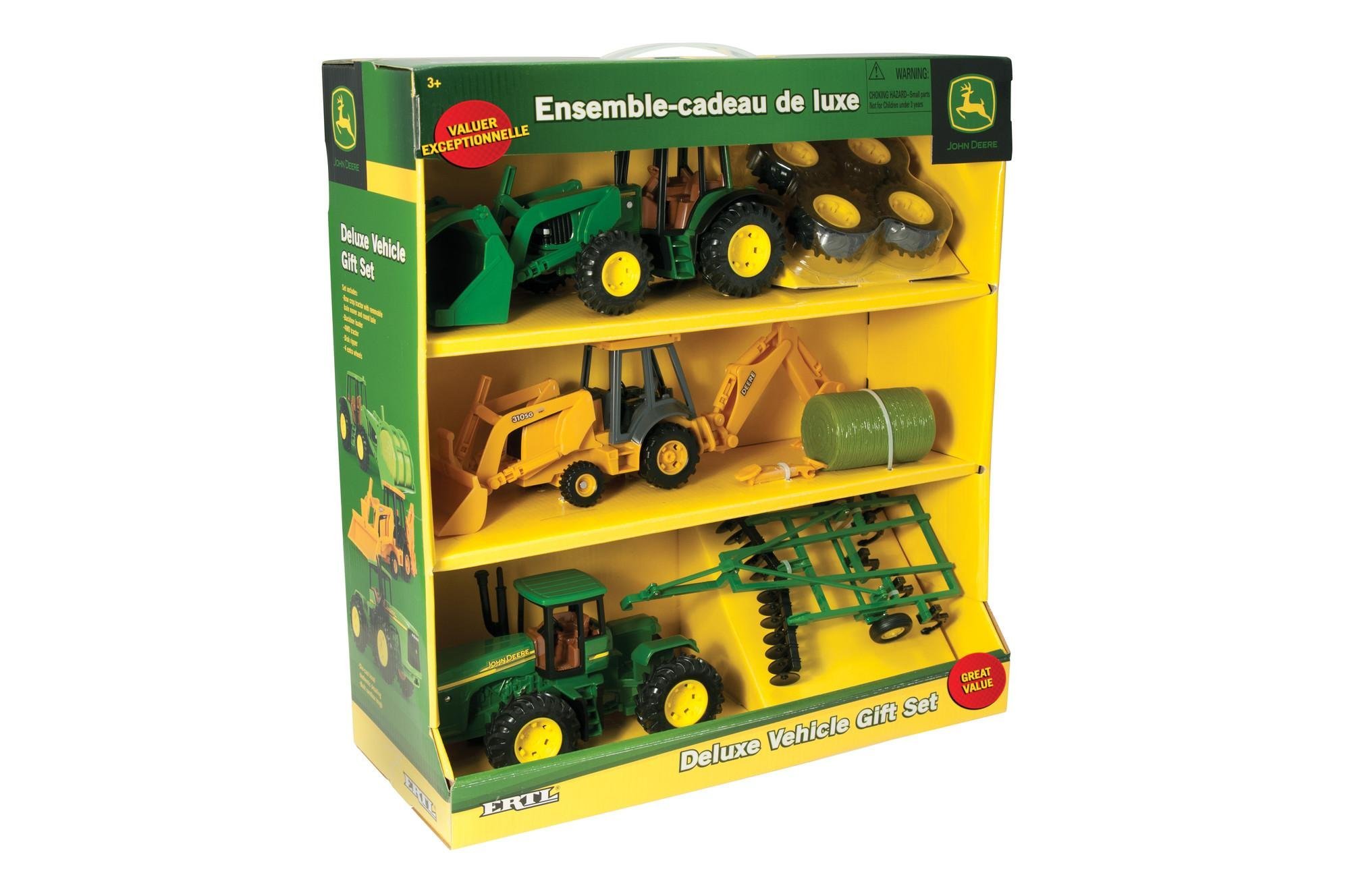Ertl 8" John Deere Deluxe Vehicle Value Set Toys & Games