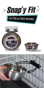 Snap'y Fit Water & Feed Bowl