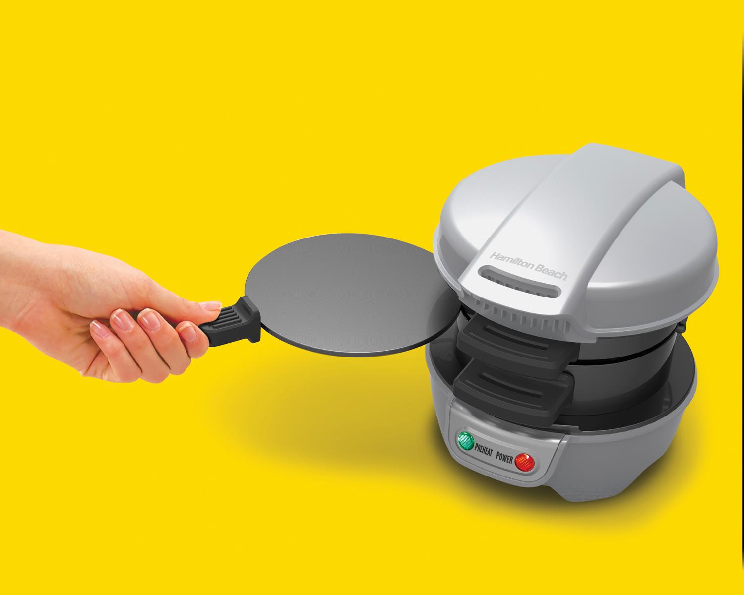 maker station 3in1 egg muffin pan west cooker bend toaster press cheese