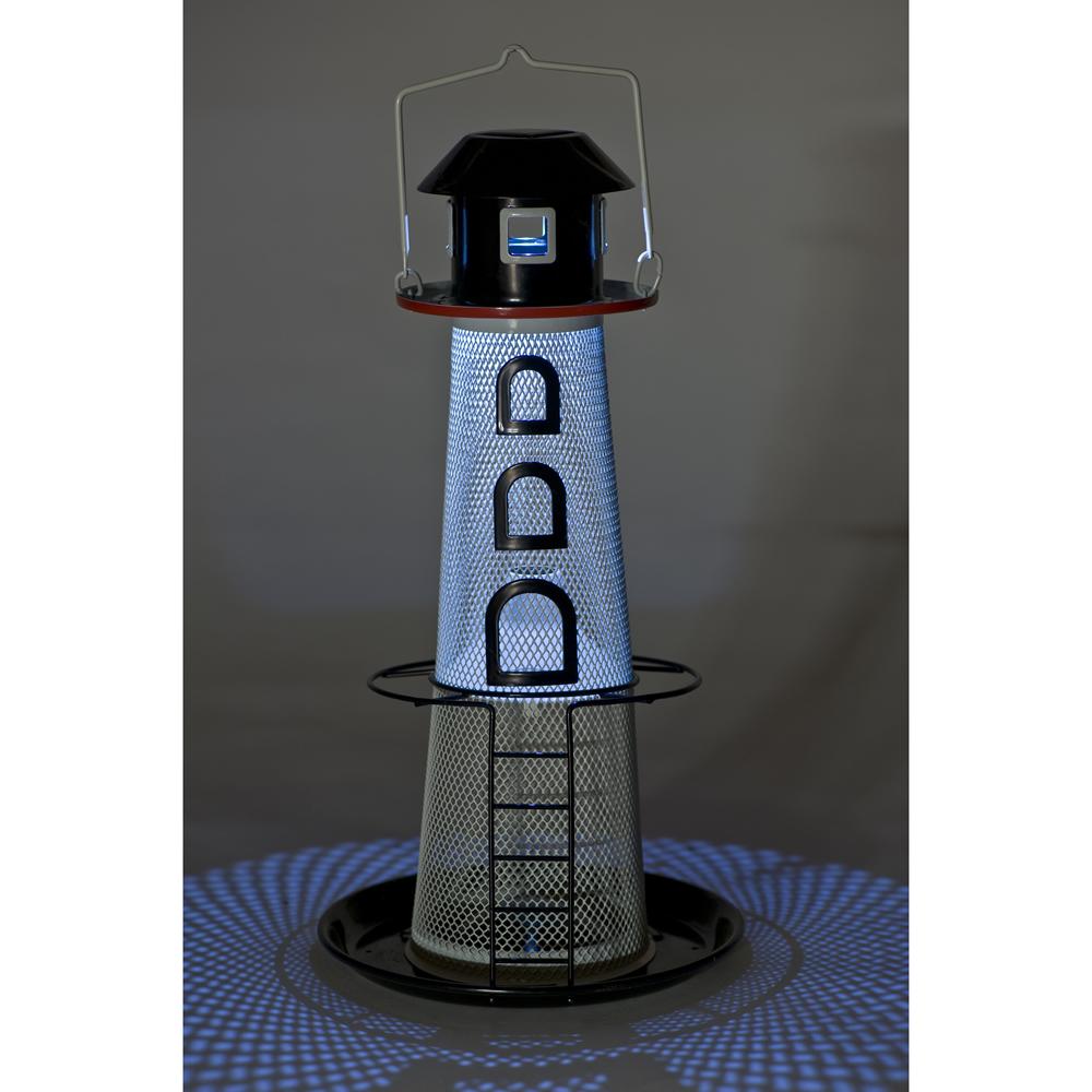 Amazon.com : No/No Solar Lighthouse Finch Bird Feeder : Wild Bird