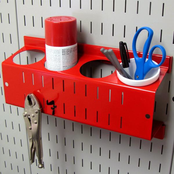 Wall Control ASMCH014 BU Pegboard Spray Can Holder