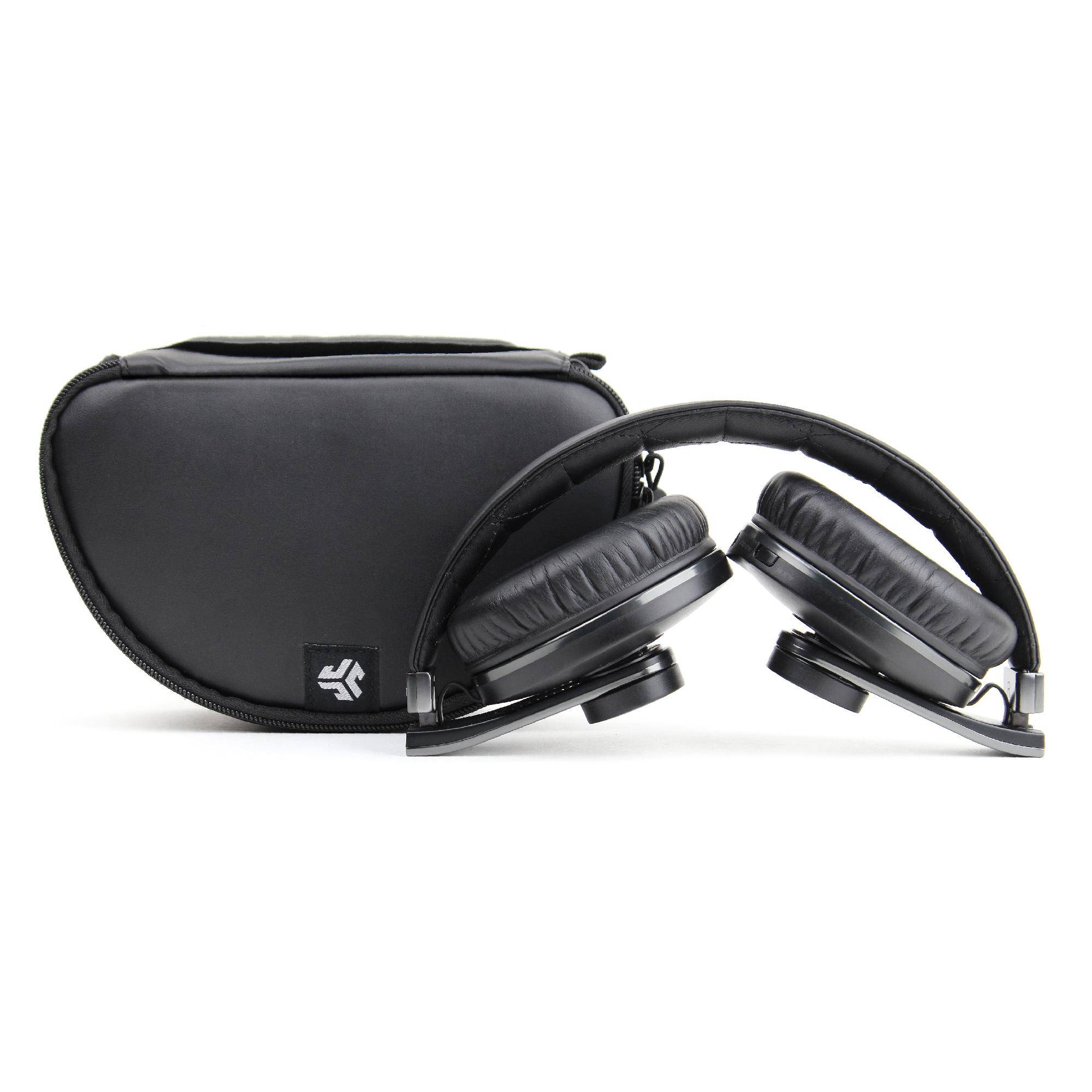 Omni By JLab Premium Folding Bluetooth Wireless OverEar Headphone with Mic