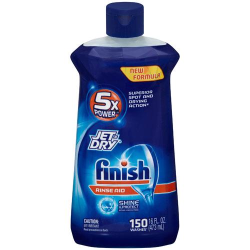 Finish Jet Dry Rinse Aid, Dishwasher Rinse Agent, 16 Ounce