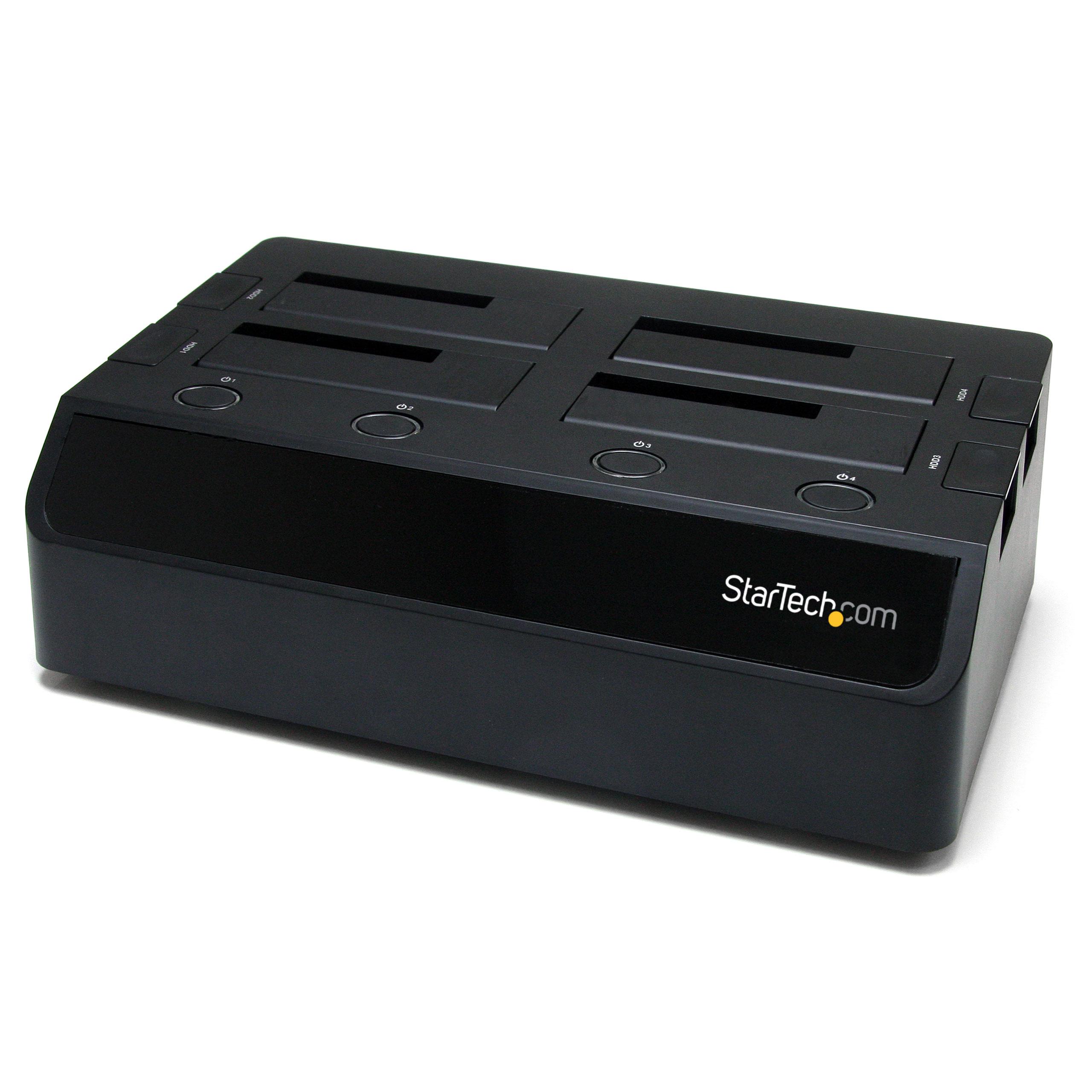 StarTech 4 Bay eSATA USB 3.0 to SATA Hard Drive Docking