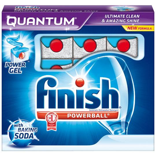 Finish Quantum Dishwasher Detergent with Baking Soda, 25