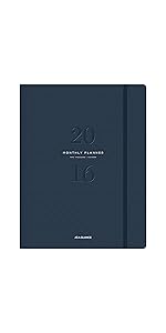 monthly planner, monthly, stitched