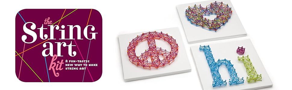Craft-tastic String Art Kit - A funtastic new way to make string art