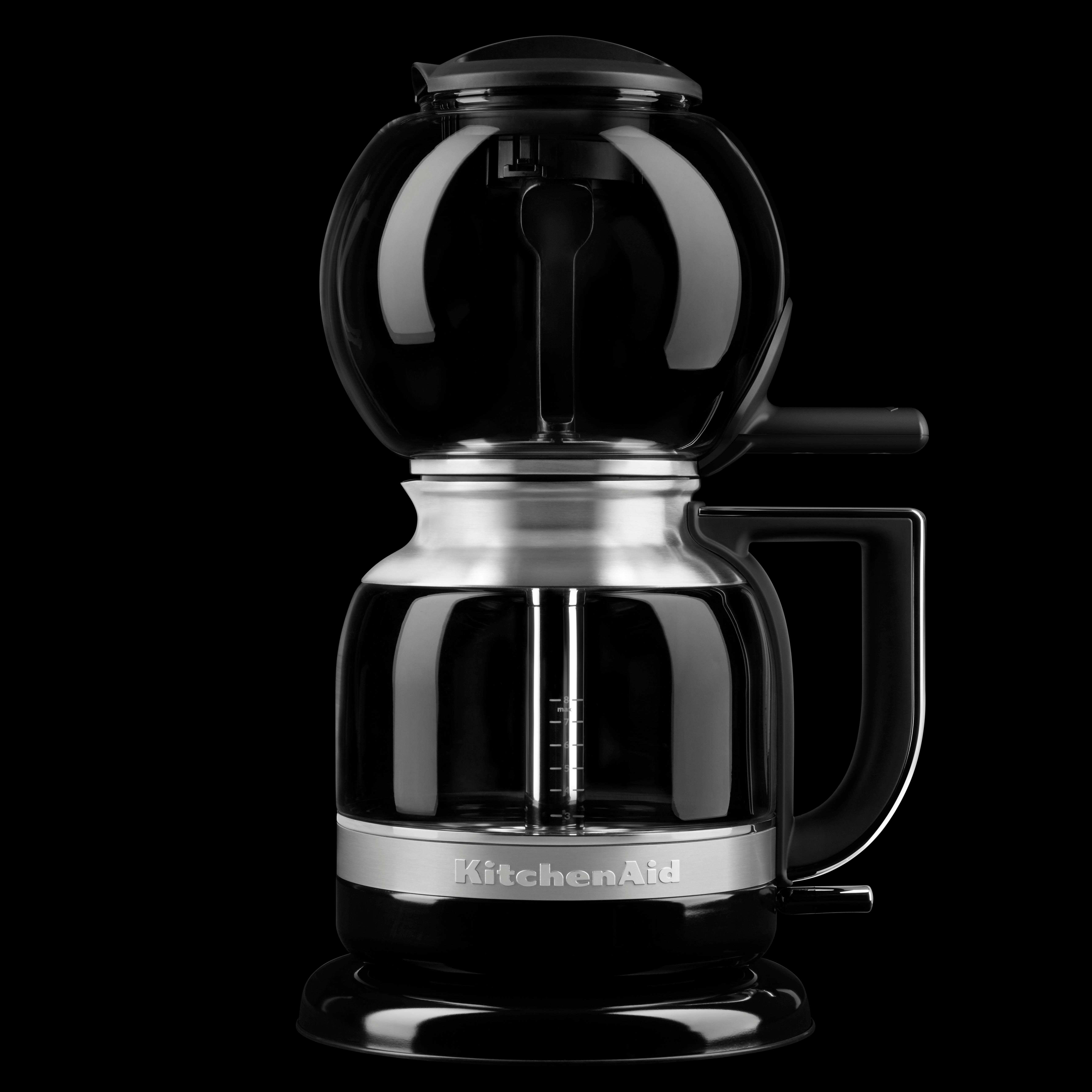 KitchenAid KCM0812OB Siphon Coffee Brewer, Onyx Black Automated Full