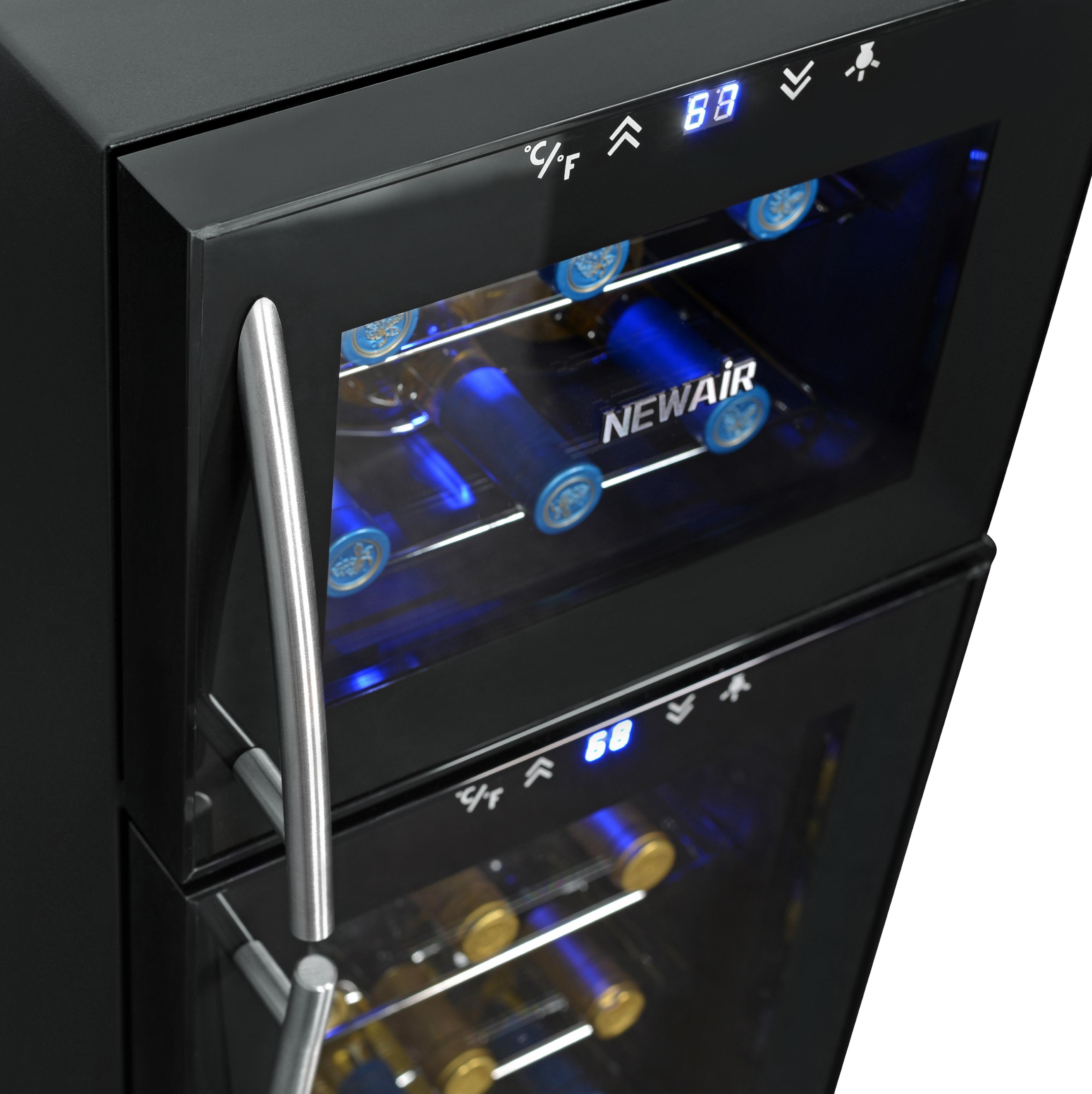 NewAir AW210ED Streamline 21 Bottle Dual Zone