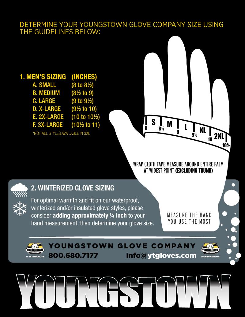 Youngstown Glove 11346060L Waterproof Winter XT 200 gram Thinsulate
