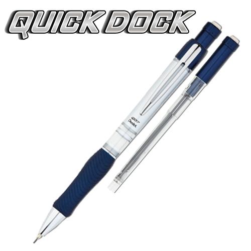Pentel QuickDock Mechanical Pencil, 0.7mm, Blue Barrel