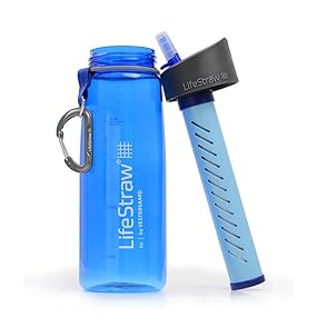 life straw water filter emergency water bottle