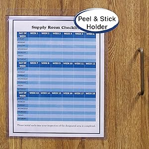 Self -Adhesive Shop Ticket Holders