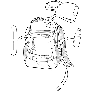 Burton, bag, Day Hiker pack, internal laptop storage