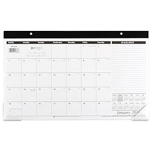AT-A-GLANCE, compact monthly desk pad, monthly desk pad, hanging desk pad
