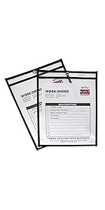 Stitched Shop Ticket Holders Job Ticket Holders