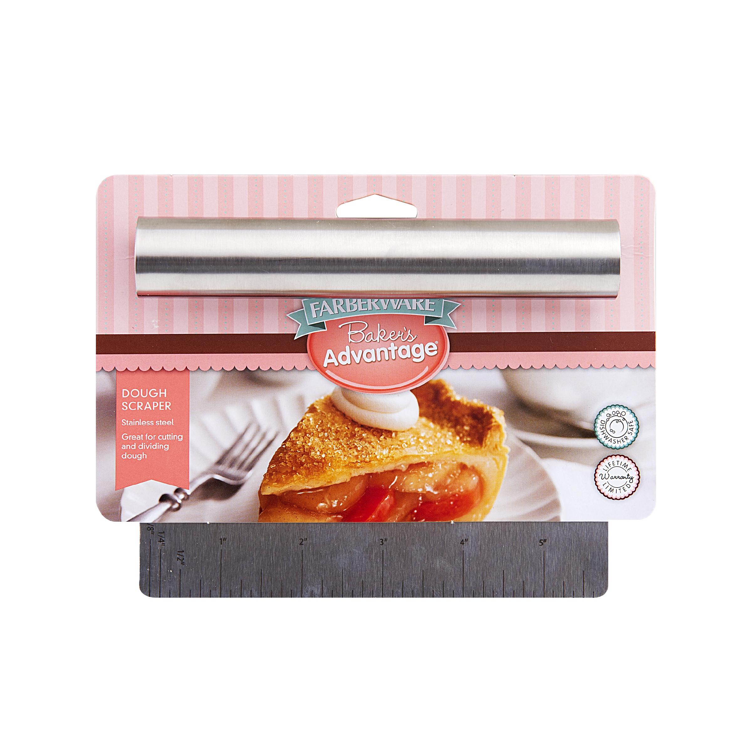 Farberware Bakers Advantage Dough Scraper, Stainless Steel