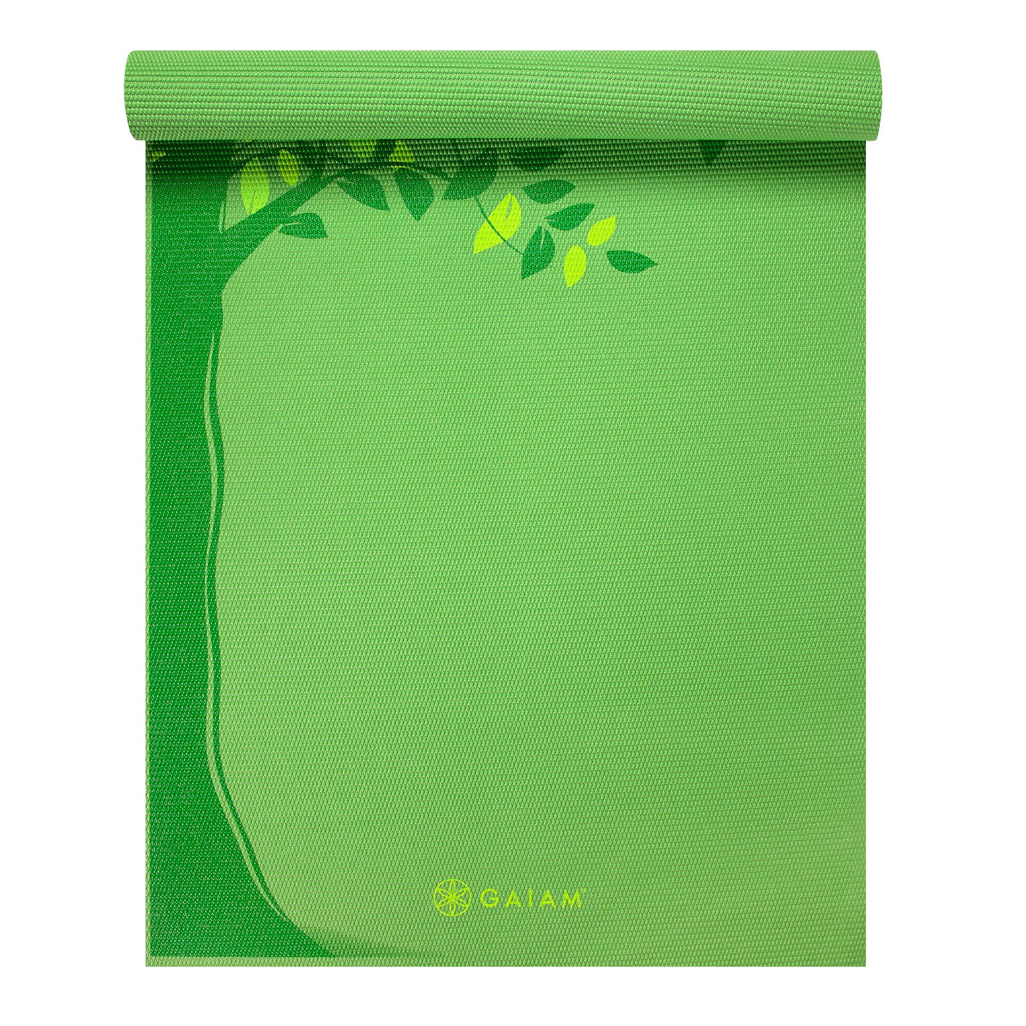 Gaiam Bloom Printed Yoga Mat (Fuchsia) Sports & Outdoors