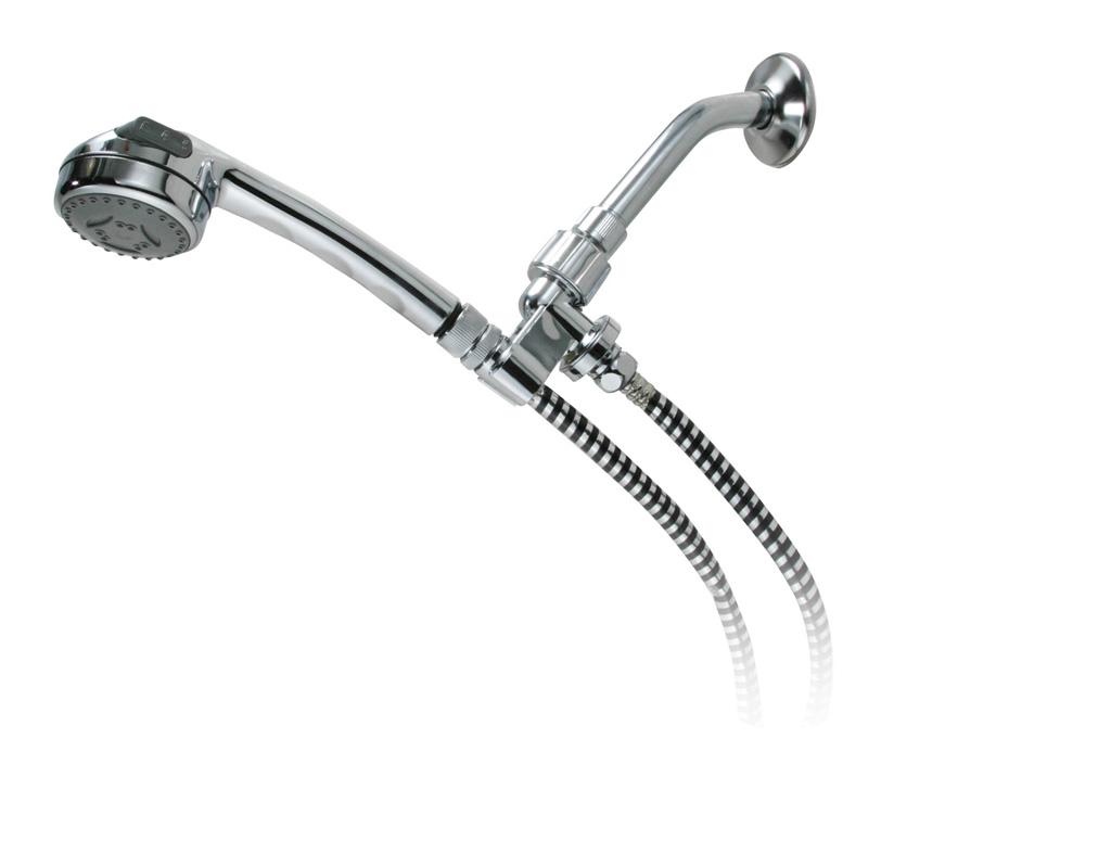Drive Medical Handheld Shower Head Spray Massager, Chrome