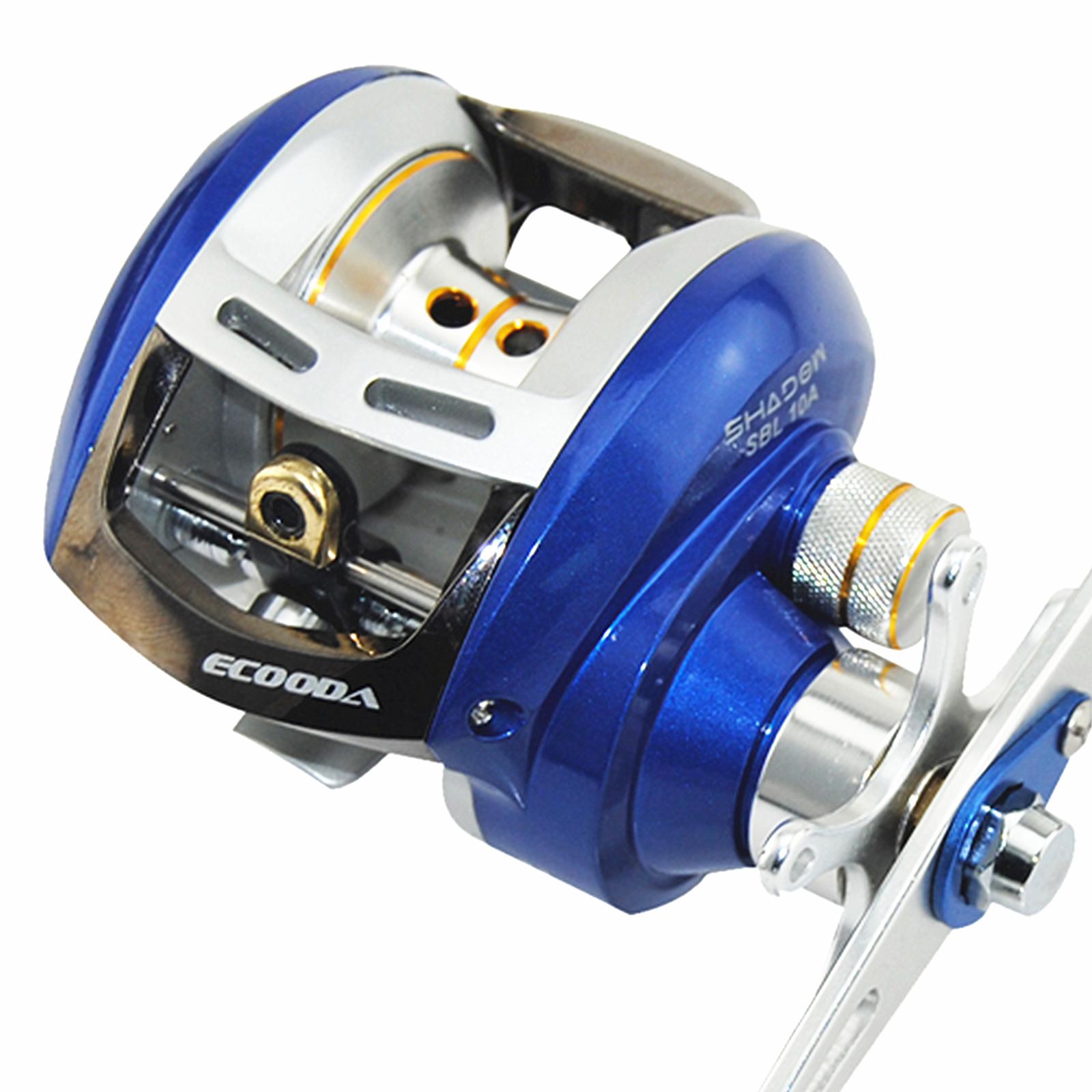 Ecooda Shadow Baitcaster Fishing Reel Ultralight Aluminum