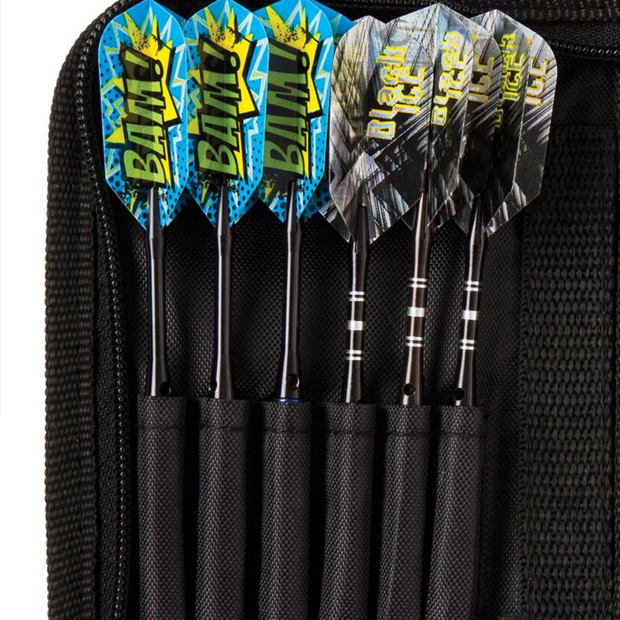 Casemaster Deluxe 6 Dart Nylon Case, Black Dart Carrying