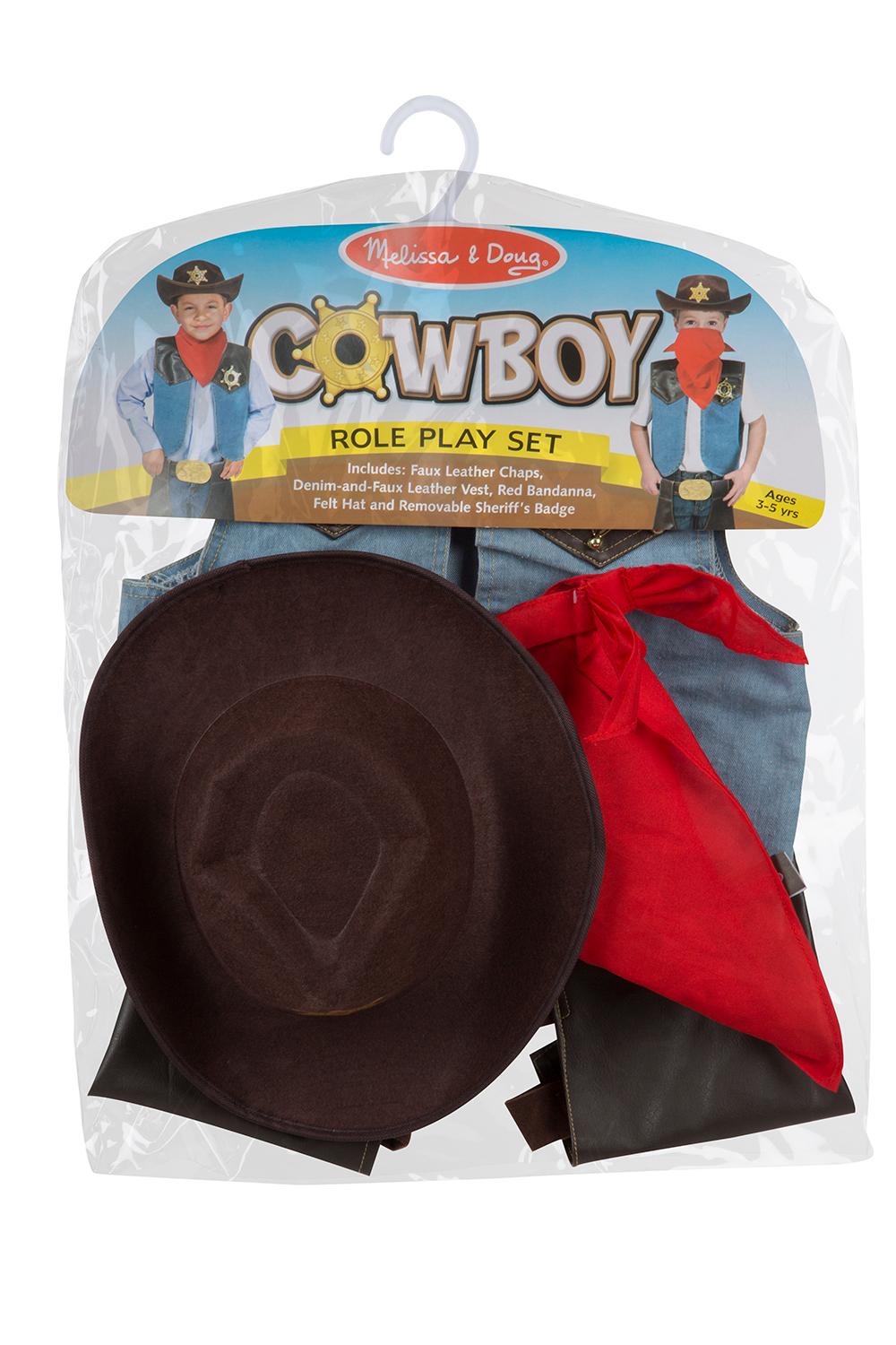 Melissa & Doug Cowboy Role Play Costume Set Melissa & Doug