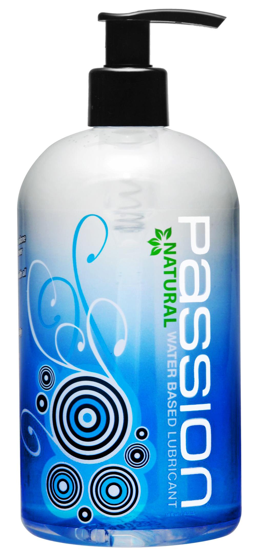 Passion Lubes, Natural Waterbased Lubricant, 16 Fluid