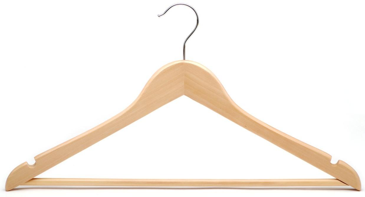 Whitmor 602671516 Natural Wood Collection Suit Hangers