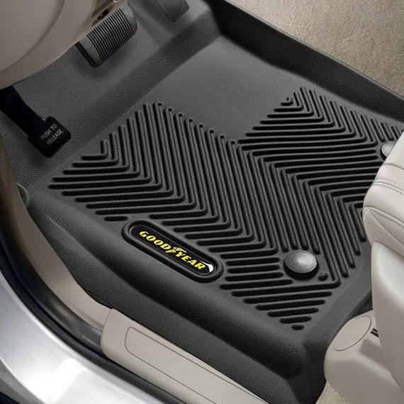 Goodyear Front Set Custom Fit Floor Liners for Select Ford