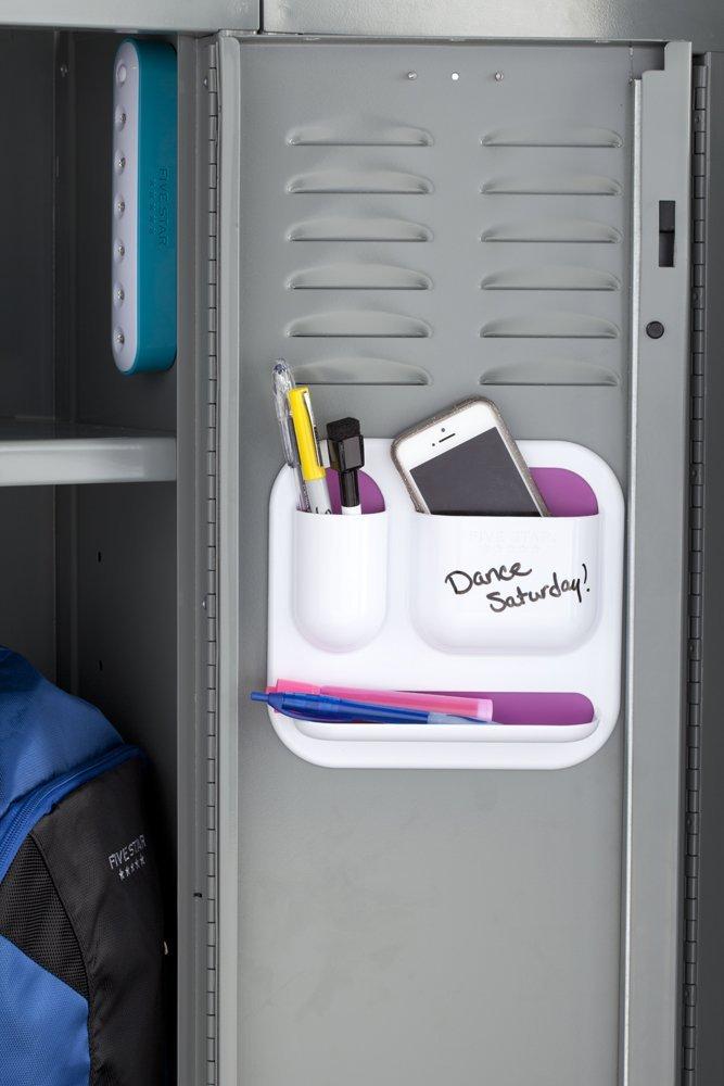 Five Star Locker Organizer, TriPocket with Dry Erase