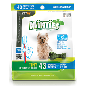 dog treats, dog, Minties, dog dental bone, made in the USa
