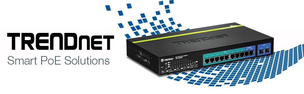 10-Port Gigabit Web Smart PoE+ Switch