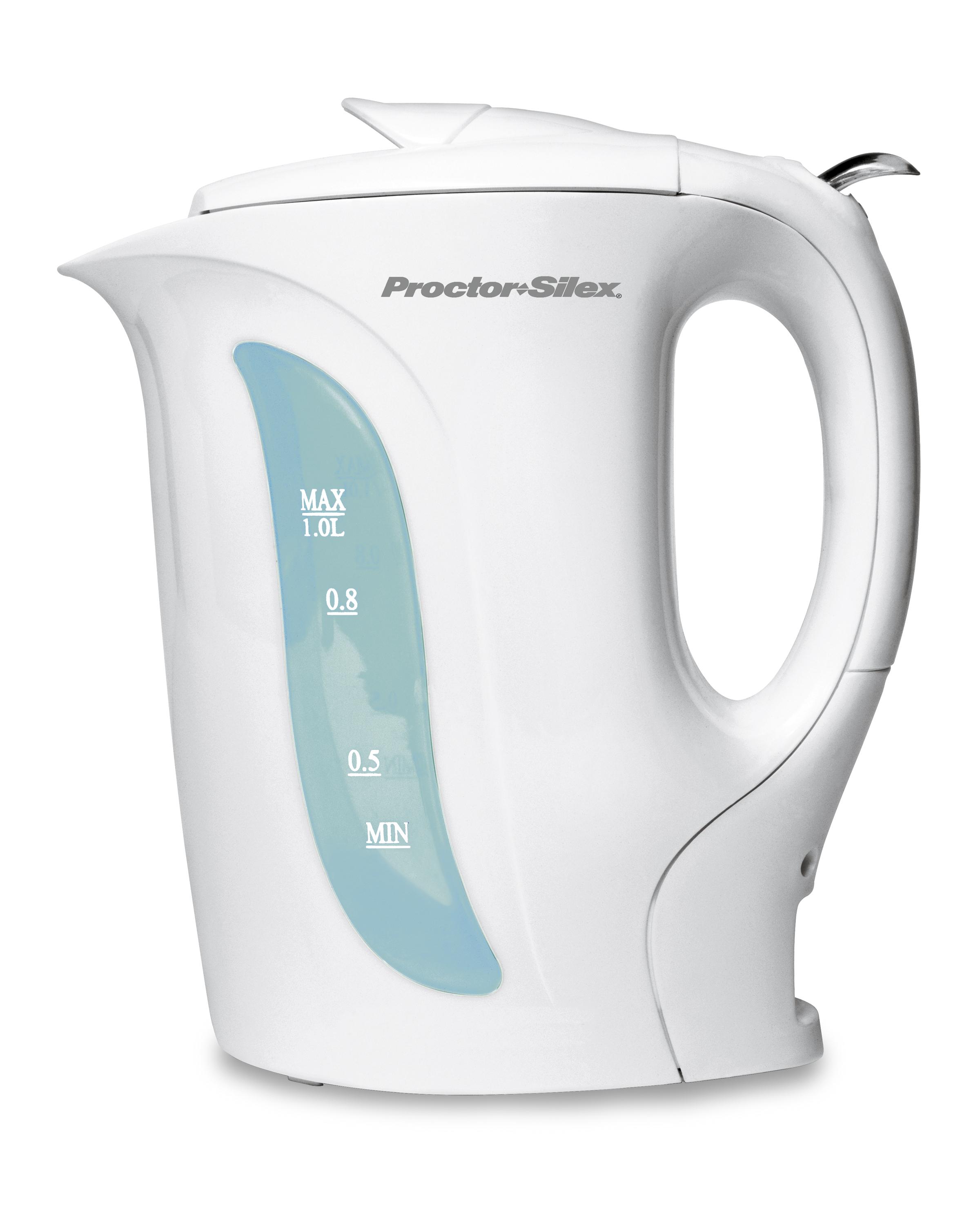 Water Kettle Electric Proctor Small One Liter White New Free Shipping