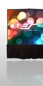 stage projection screen, large projection screen, venue projector screen