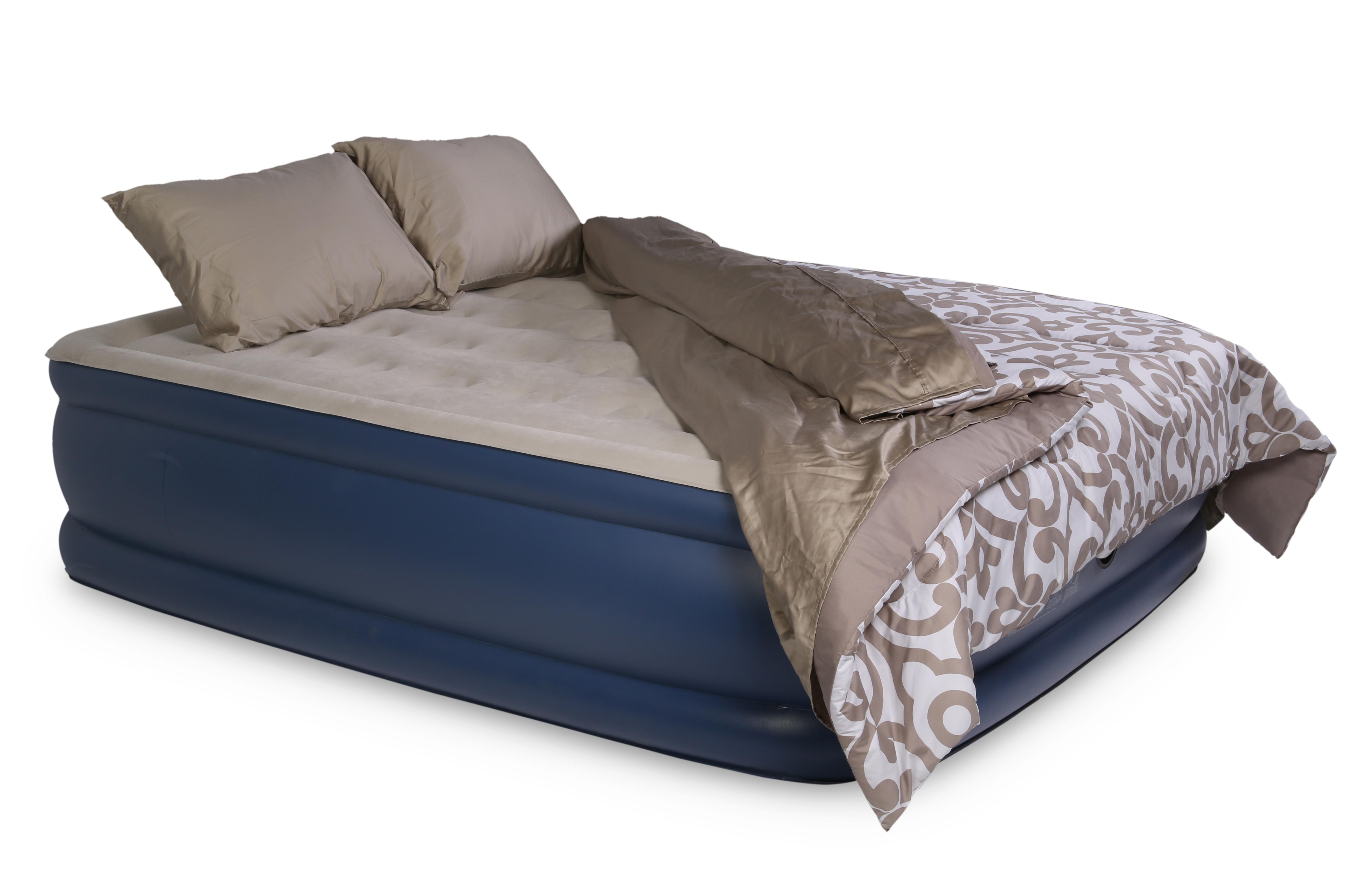 Ivation Inflatable Queen Air Bed Double Height 40 Air