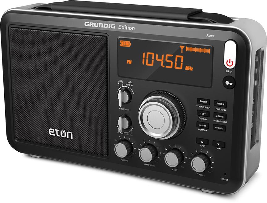 Eton Field AM/FM with RDS and Shortwave Radio, Black (NGWFB