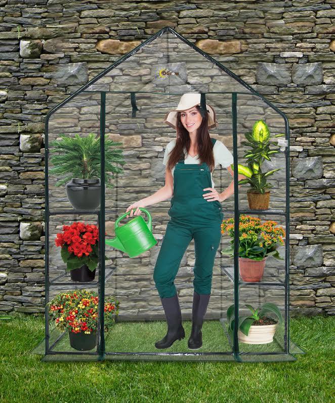 OGrow Deluxe WalkIn 3 Tier 6 Shelf Portable Greenhouse