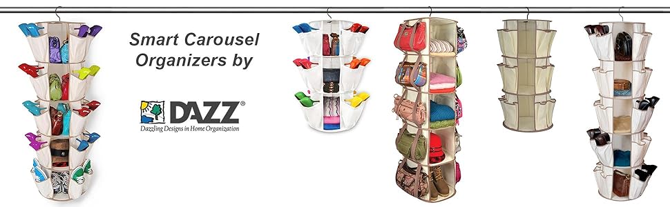 closet, carousel, organizer, dazz