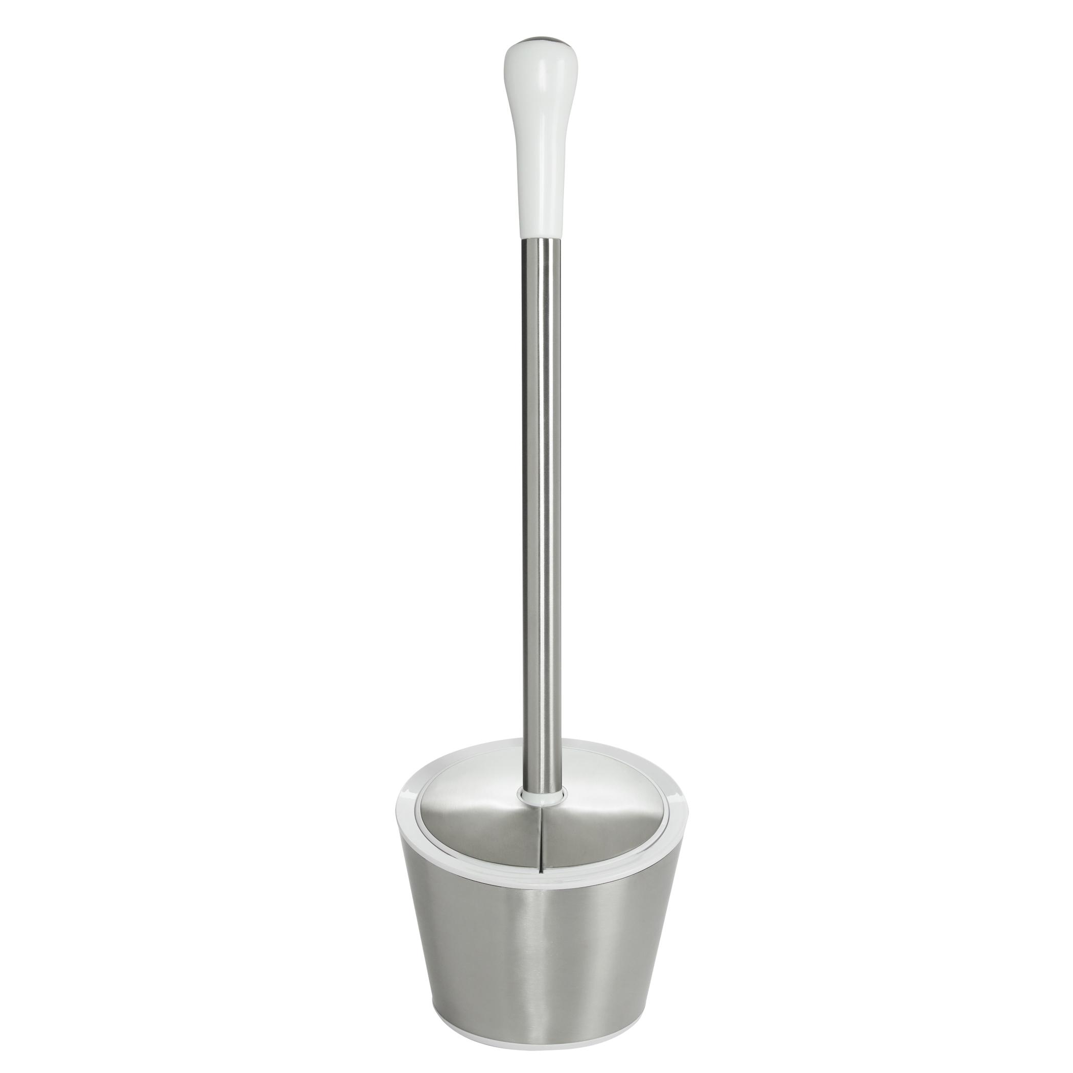 OXO Good Grips Toilet Brush and Canister, White Toilet
