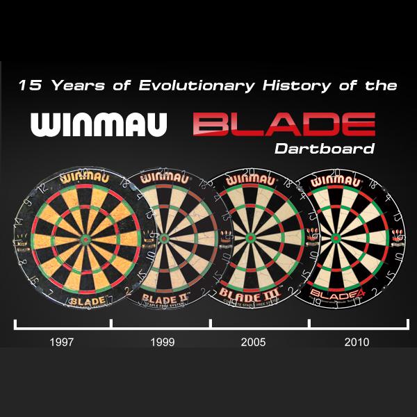 Amazon.com : Winmau Blade 4 Bristle Dartboard : Board Games : Sports ...