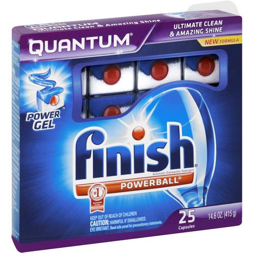 Finish Quantum Dishwasher Detergent, 25Count Health