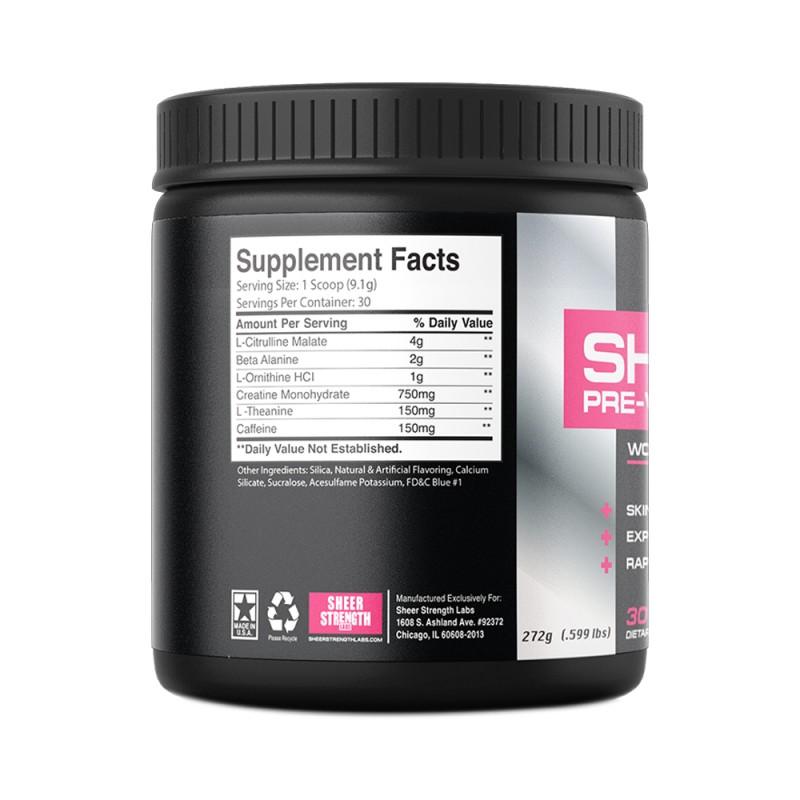 SHEER STRENGTH PRE WORKOUT 1 Best Preworkout Supplement