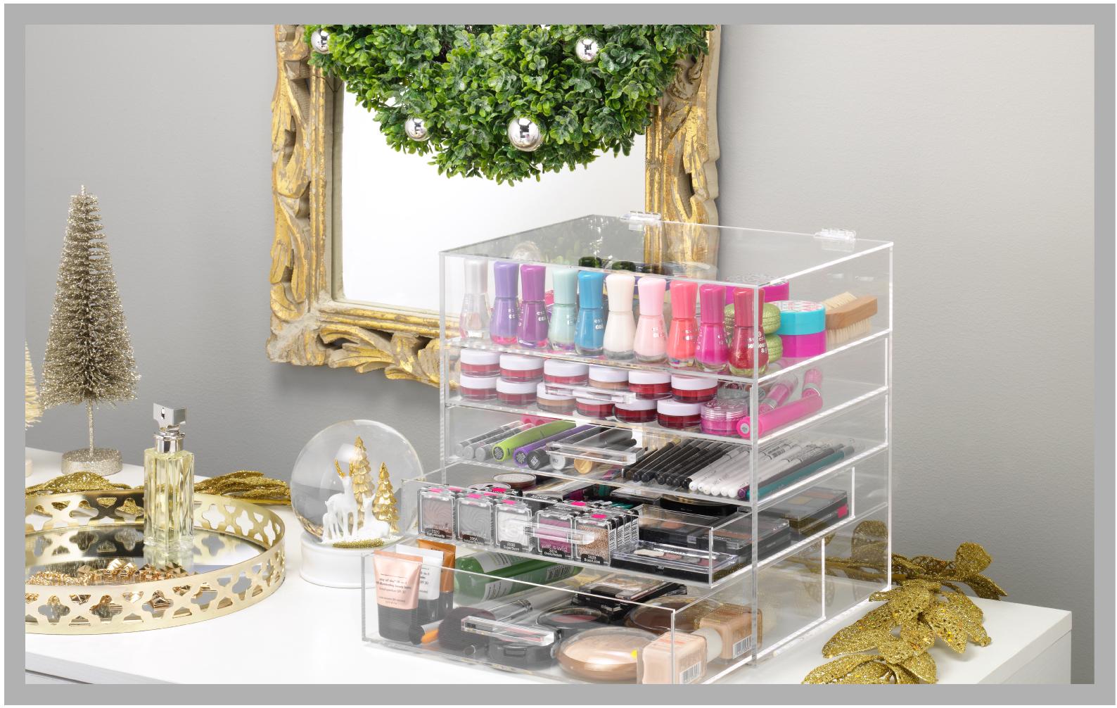 Whitmor 5 Tier Acrylic Cosmetic Organizer 64775512