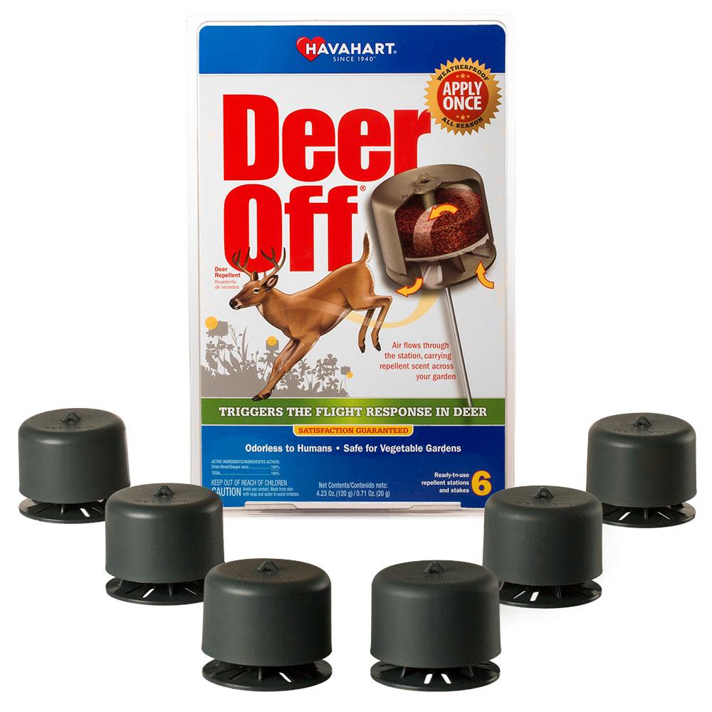 Havahart DO56006 Deer Off Weatherproof Deer Repellent, 6