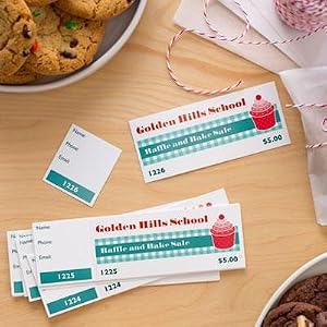 Amazon.com : Avery Tickets with Tear-Away Stubs, 1.75 inches x 5.5 ...