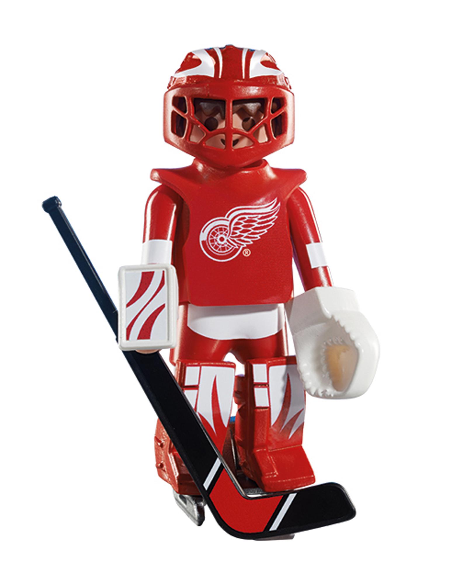 Playmobil NHL Detroit Red Wings Goalie Toys & Games