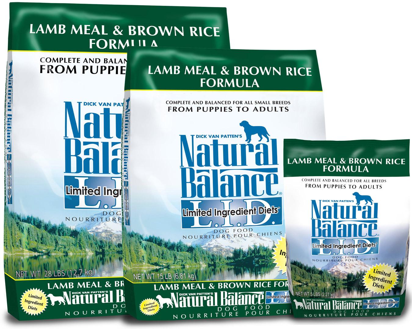 Natural Balance L.I.D. Limited Ingredient Diets Lamb Meal & Brown Rice