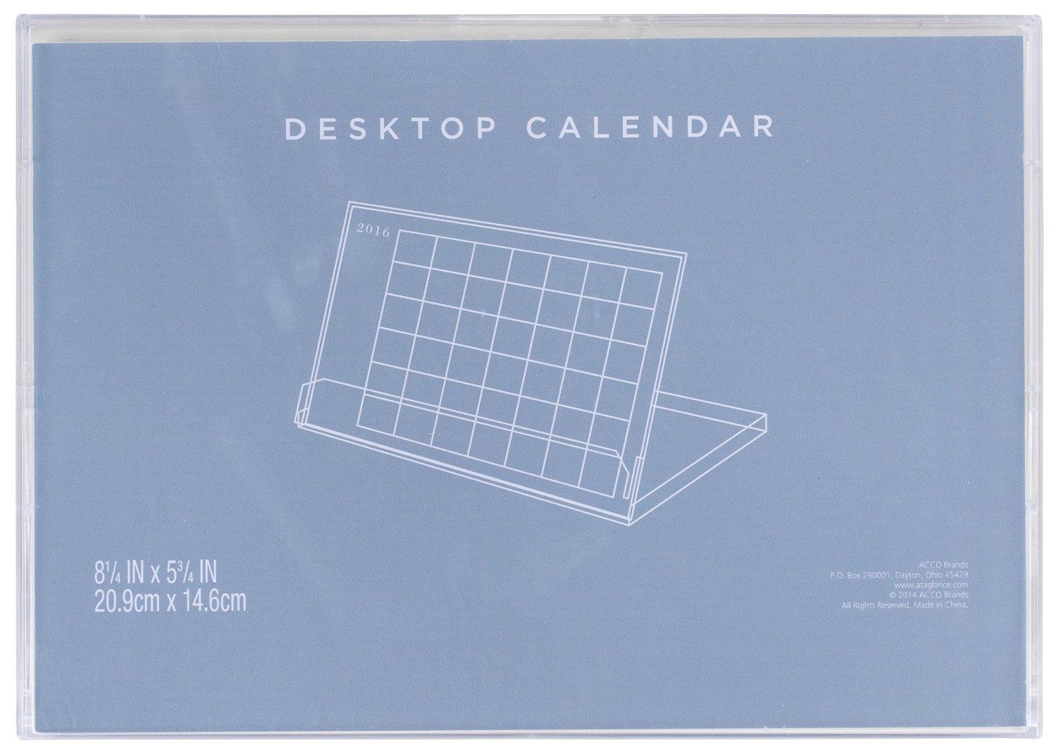 Amazon AT A GLANCE Monthly Desktop Calendar With Stand 2016 8 25 Amazon AT A GLANCE Monthly Desktop Calendar With Stand 2016 8 25